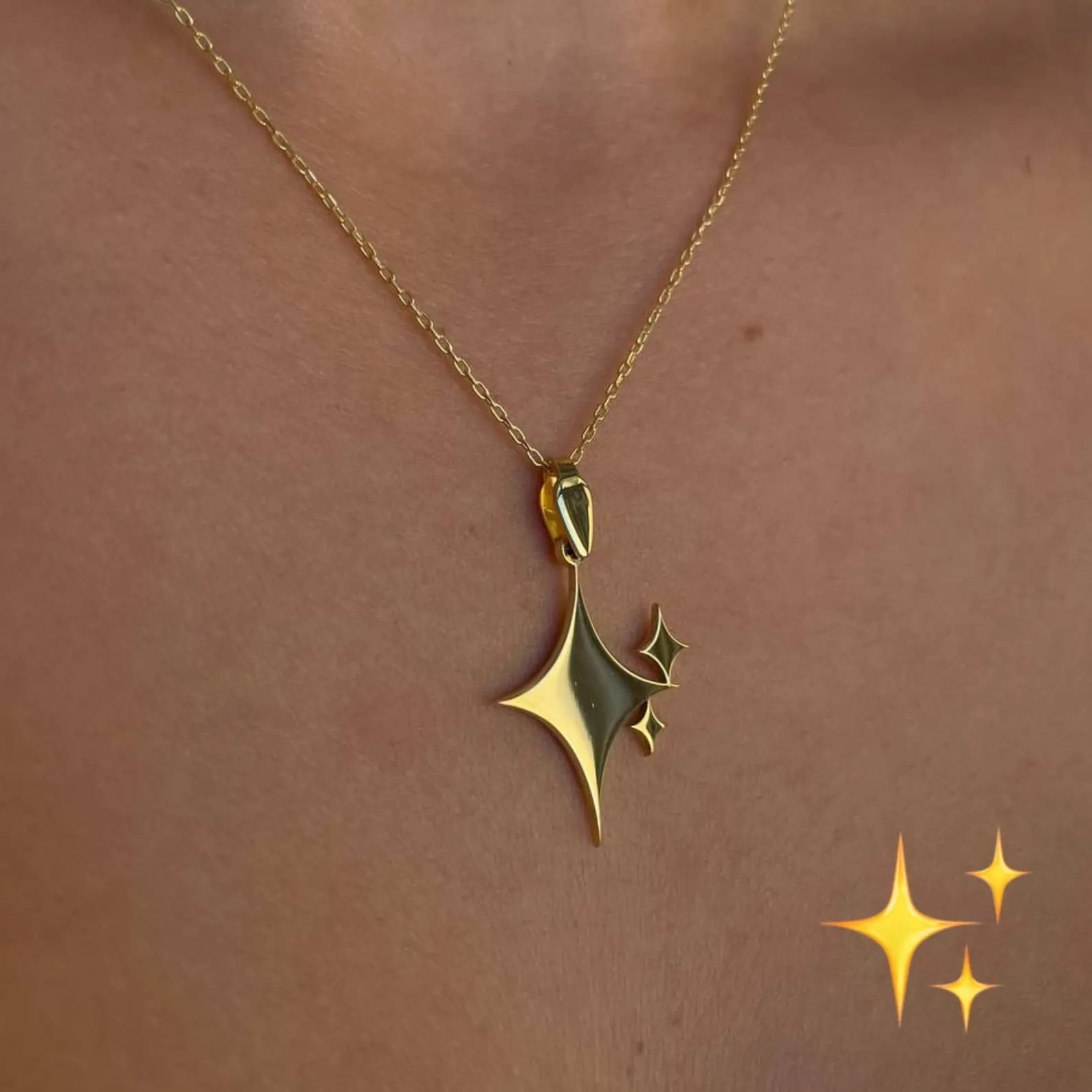 Webppro_out_23cb28ca2e7150d597f08d3973e44ae5 Sparkles emoji necklaces - Image 2