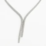 Tassel Diamond Tennis Necklace