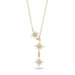 Gold Plated North Star Pendant