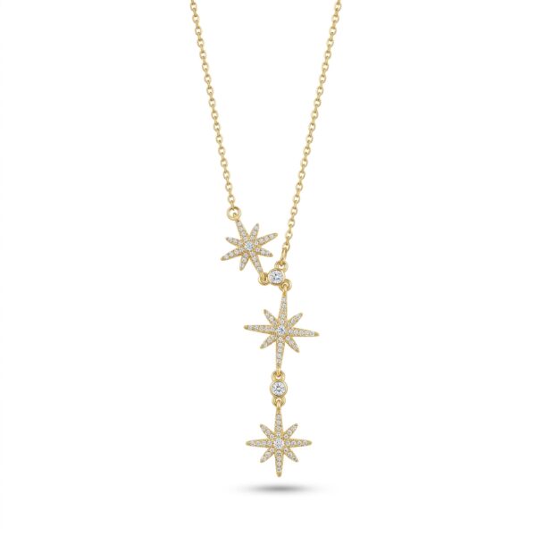 Gold Plated North Star Pendant