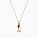 Gold-Plated The Royal Tulip Pendant