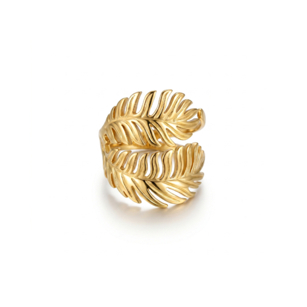 Aura Leaf Ring
