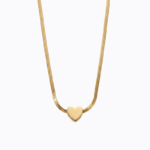 Gold-Plated Minimalist Gold Heart Pendant