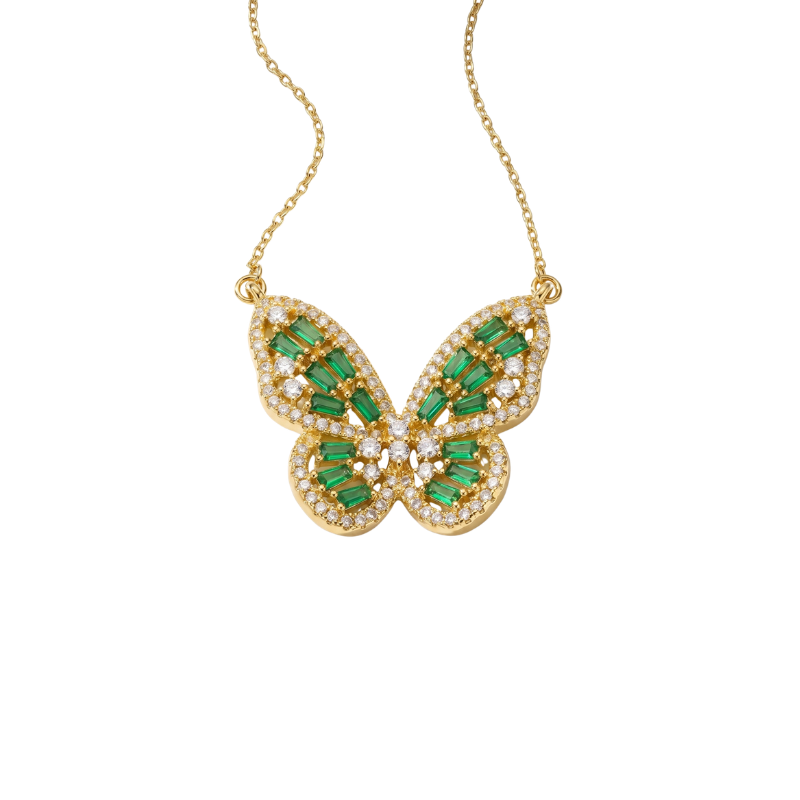 product mine store (7) The Crystal Flutter Necklace - Image 1